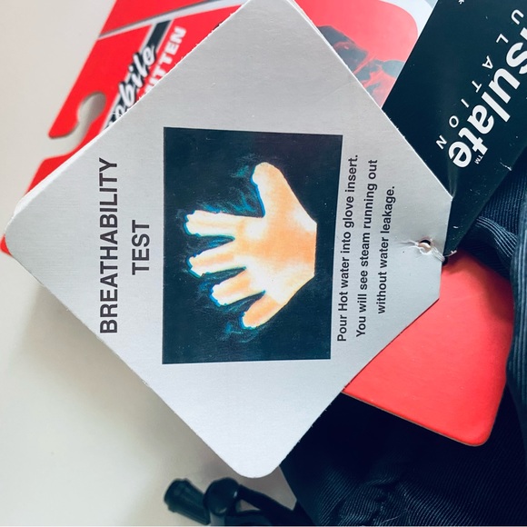 VEGA Technical Gear Black Snow Mobile Mitten Size XL NWT - Picture 9 of 11